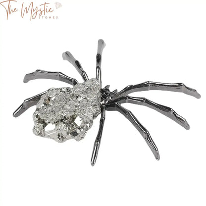 Pyrite Spider Ornament