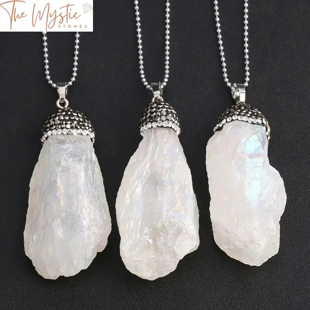 Quartz Crystal Pendant Necklace