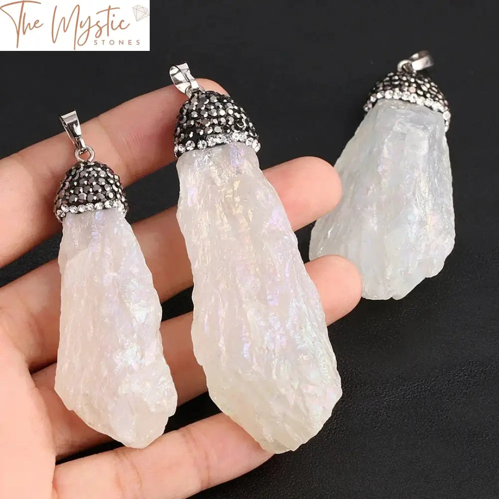 Quartz Crystal Pendant Necklace