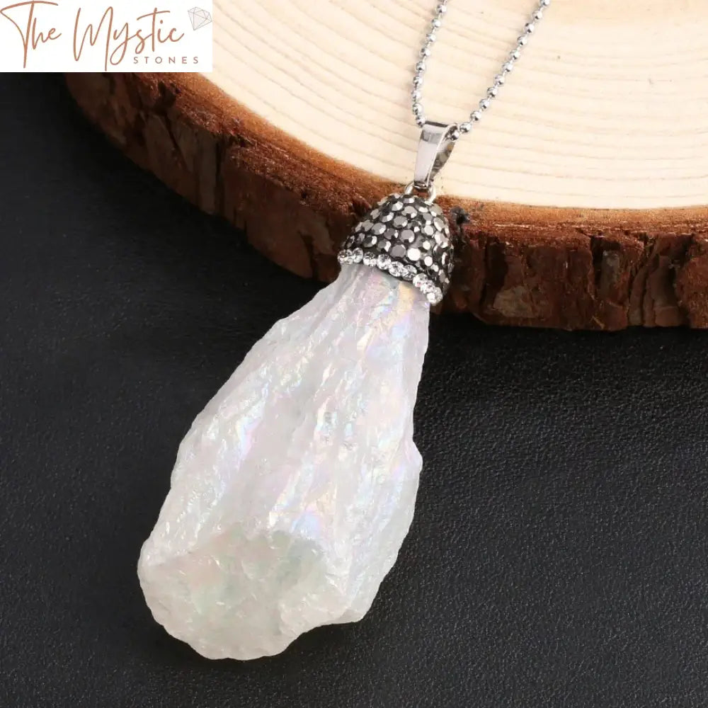 Quartz Crystal Pendant Necklace