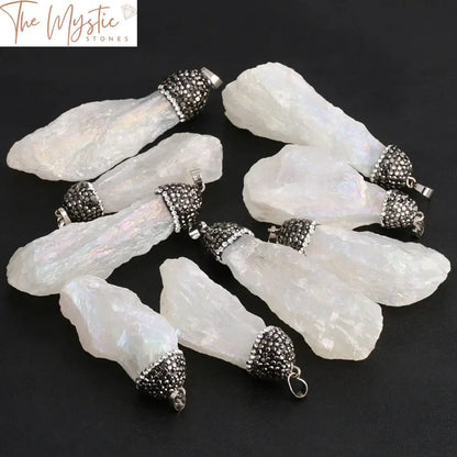 Quartz Crystal Pendant Necklace