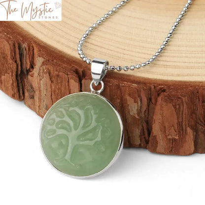 Quartz Tree Of Life Necklace