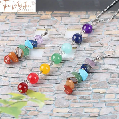 Rainbow Chakra Yoga Jewelry Set