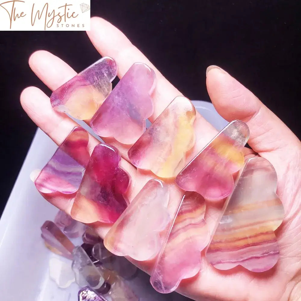 Rainbow Fluorite Cloud Carving