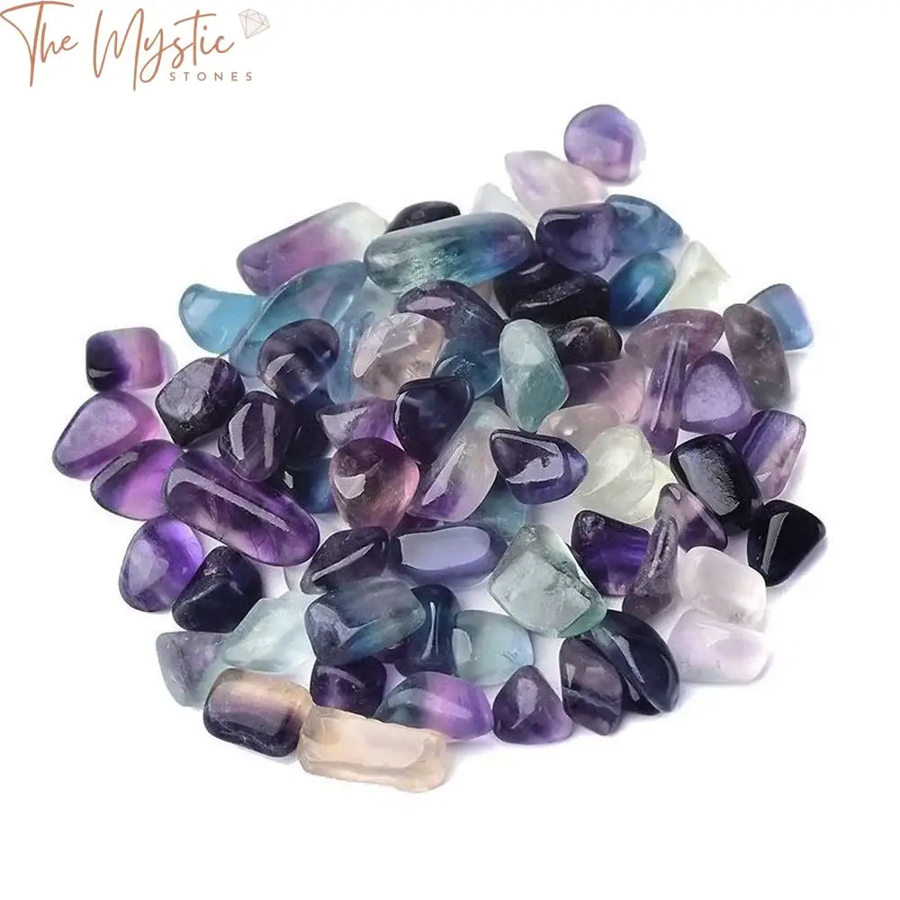 Rainbow Fluorite Polished Tumbled Stone