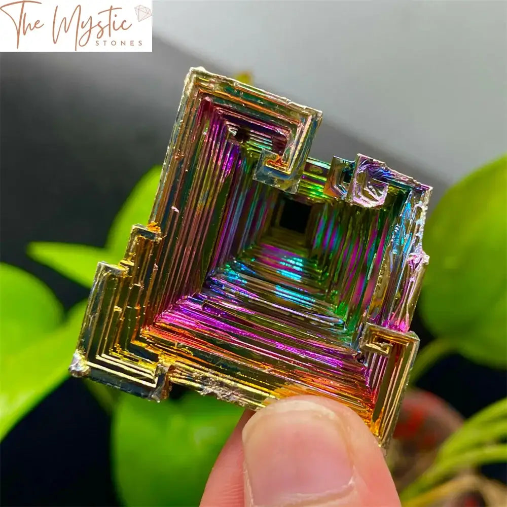 Rainbow Titanium Bismuth Quartz Cluster - 50G