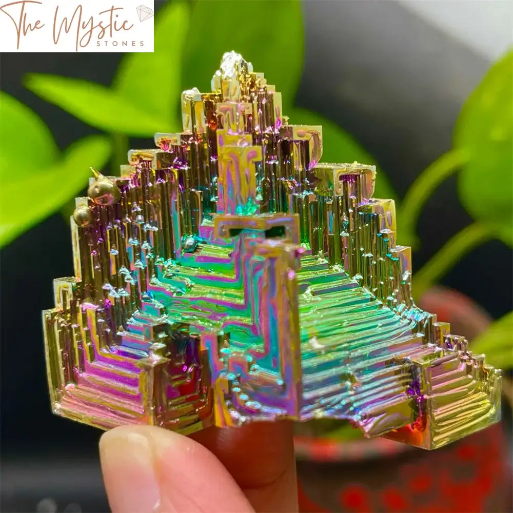 Rainbow Titanium Bismuth Quartz Cluster - 50G