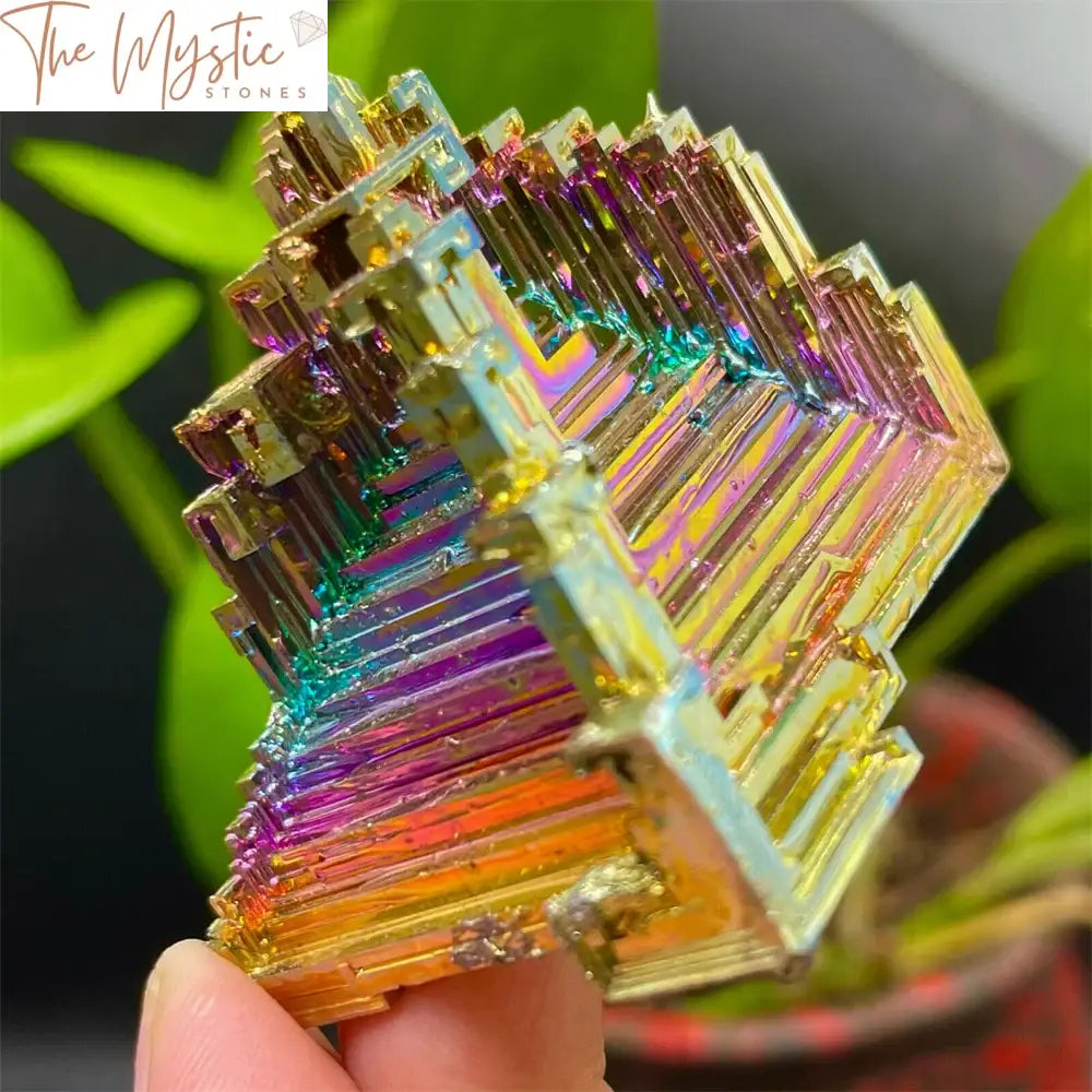 Rainbow Titanium Bismuth Quartz Cluster - 50G