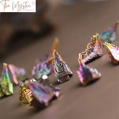 Rainbow Titanium Bismuth Quartz Cluster