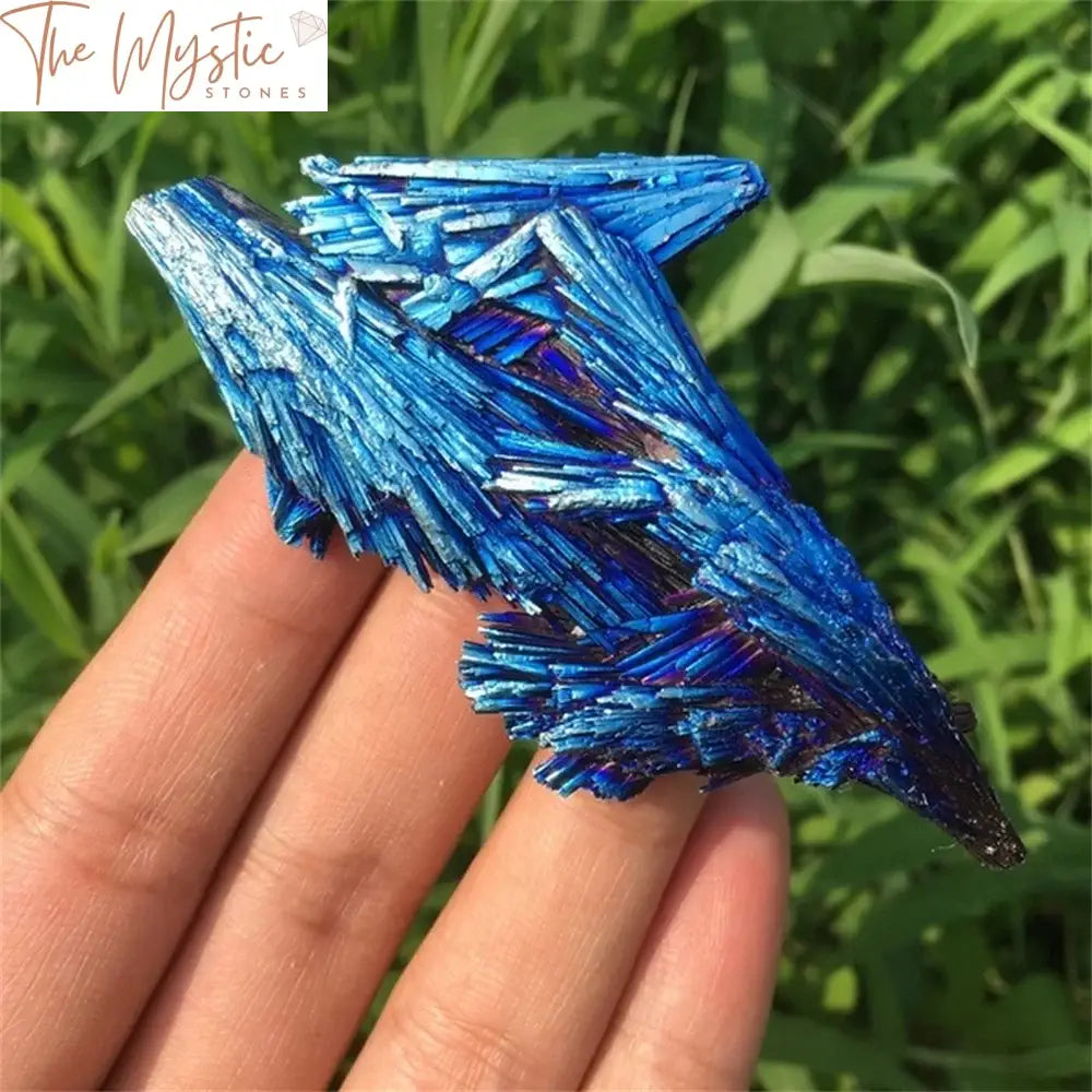 Rainbow Titanium Quartz Crystal Cluster