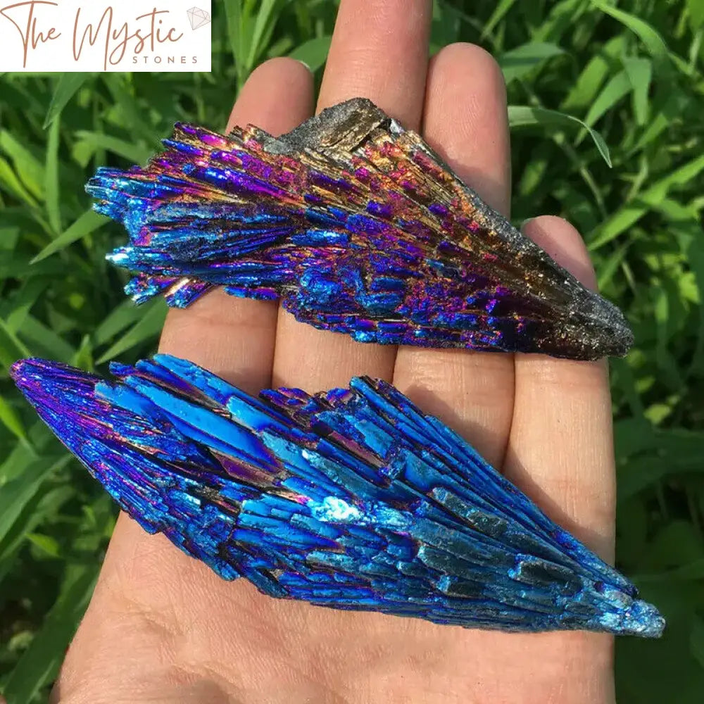 Rainbow Titanium Quartz Crystal Cluster