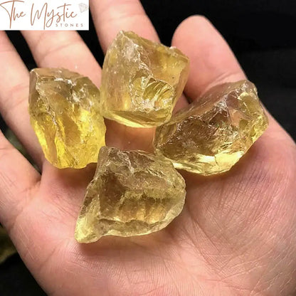 Raw Citrine Quartz Crystal - 100G Natural Healing Stone