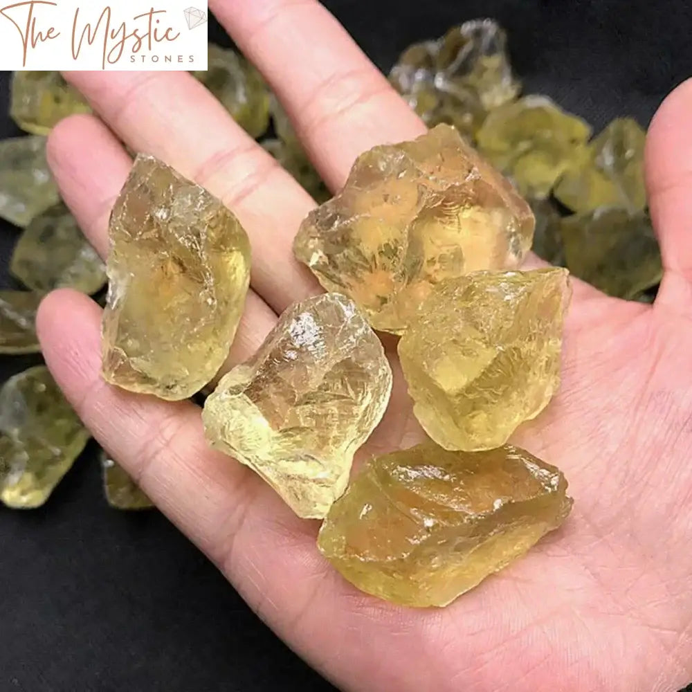 Raw Citrine Quartz Crystal - 100G Natural Healing Stone