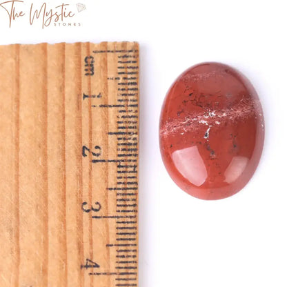 Red Jasper Oval Cabochon Beads