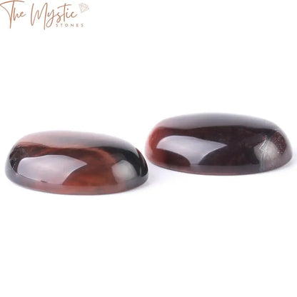 Red Tiger Eye Cabochon Bead