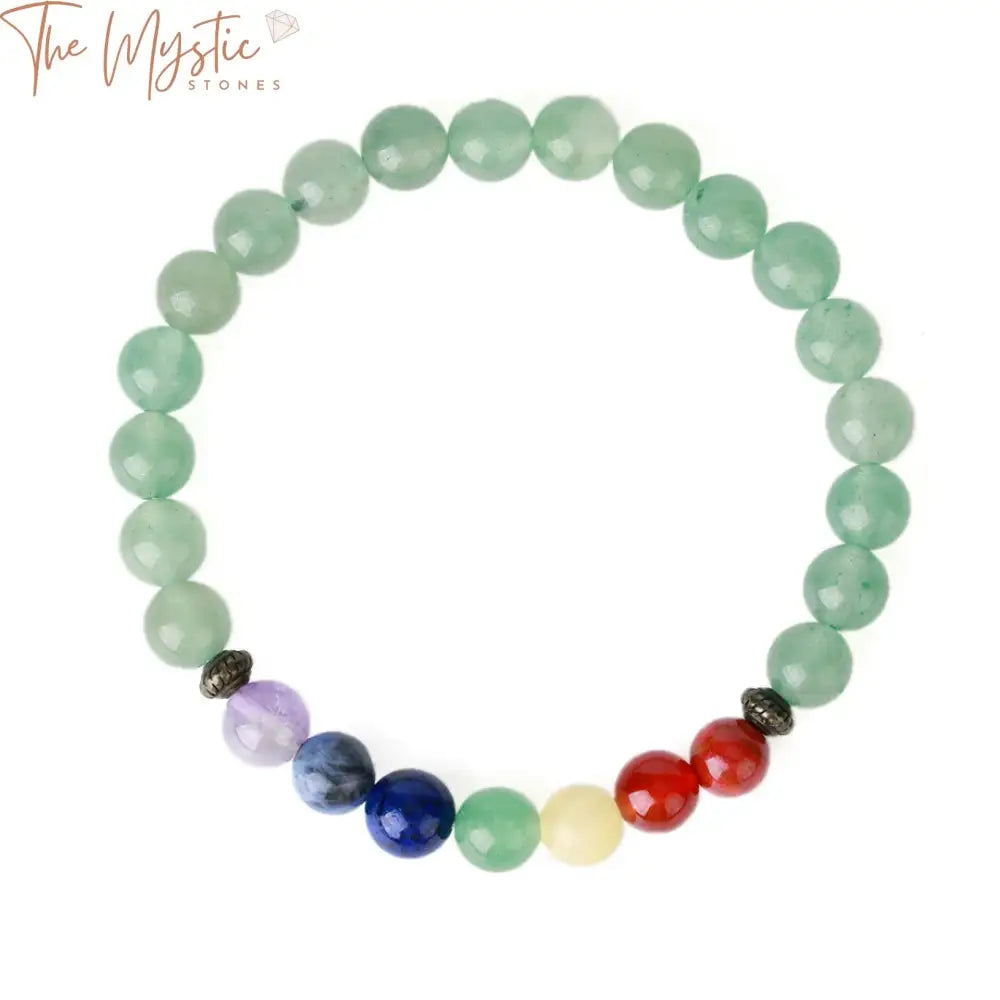 Reiki 7 Chakras Natural Stone Bracelet