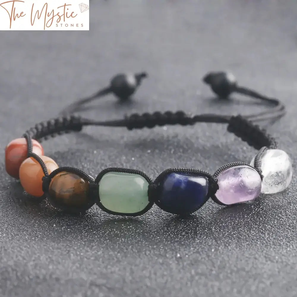 Reiki Chakra Healing Bracelet With Natural Stones