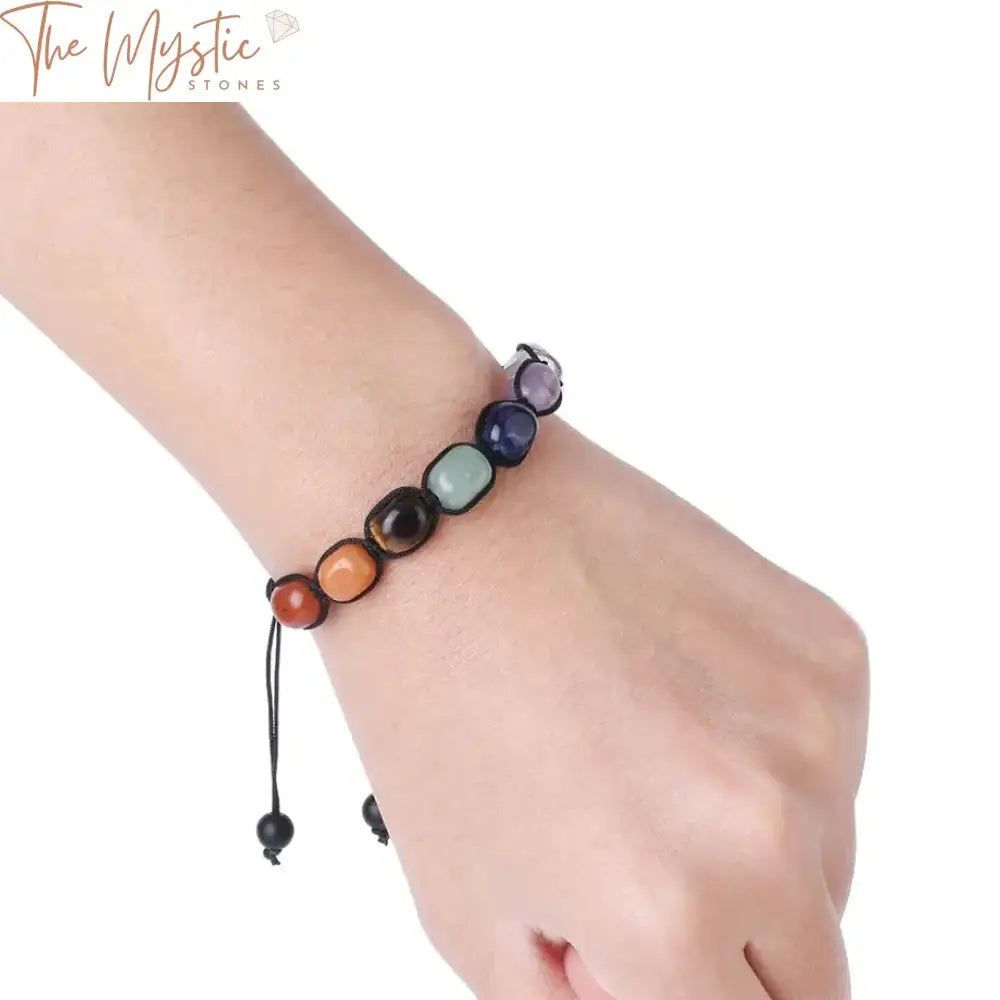 Reiki Chakra Healing Bracelet With Natural Stones