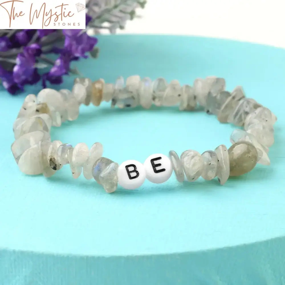 Reiki Crystal Alphabet Bracelet