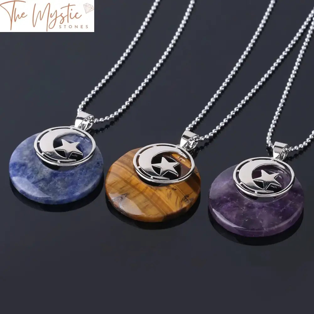 Reiki Crystal Charm Necklaces