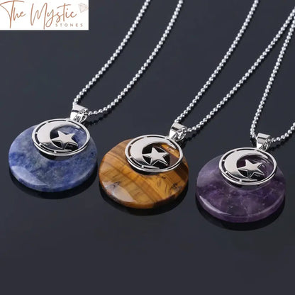 Reiki Crystal Charm Necklaces