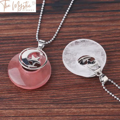 Reiki Crystal Charm Necklaces