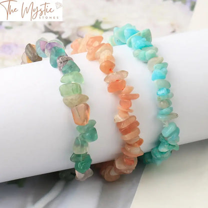 Reiki Crystal Chip Bracelet