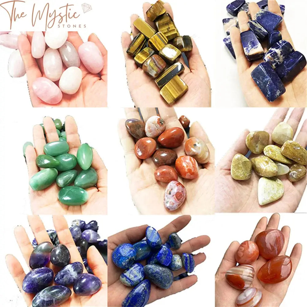 Reiki Healing Crystal Tumble Stones - 100G