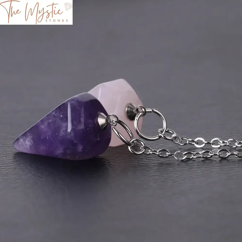 Reiki Natural Stone Healing Pendulum