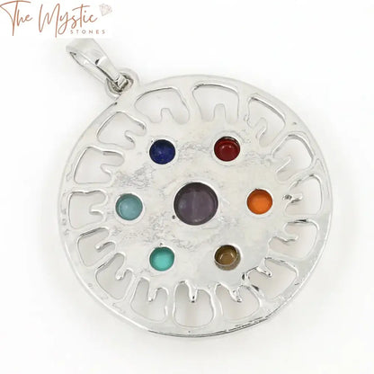 Reiki Sun Chakra Stone Pendant