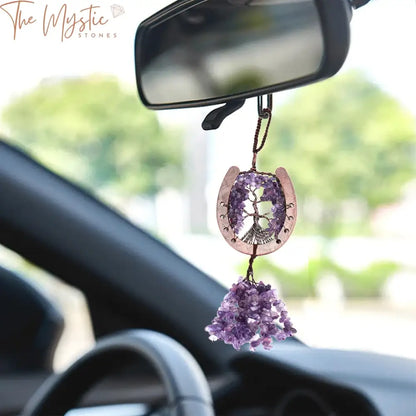 Reiki Tree Of Life 7-Chakra Car Pendant