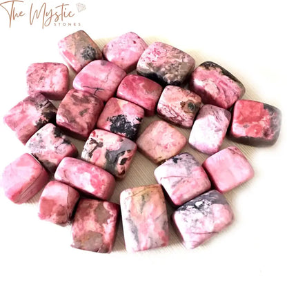 Rhodonite Crystal Tumbled Stones