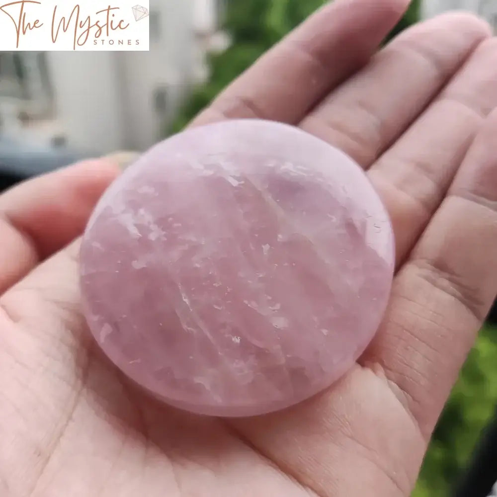 Rose Quartz & Hibiscus Crystal Chakra Healing Stone