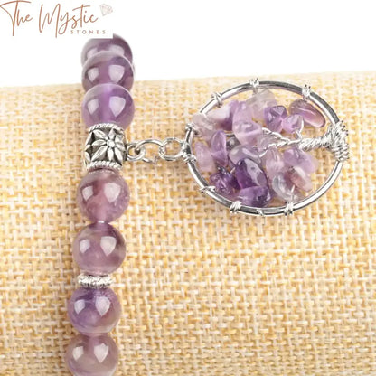 Sahasrara Amethyst Chakra Bracelet