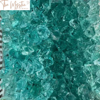 Sea Blue Crystal Glass Vase Filler