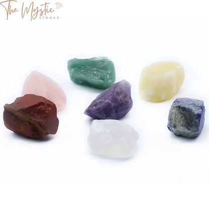 Seven Chakra Natural Quartz Healing Crystal Set