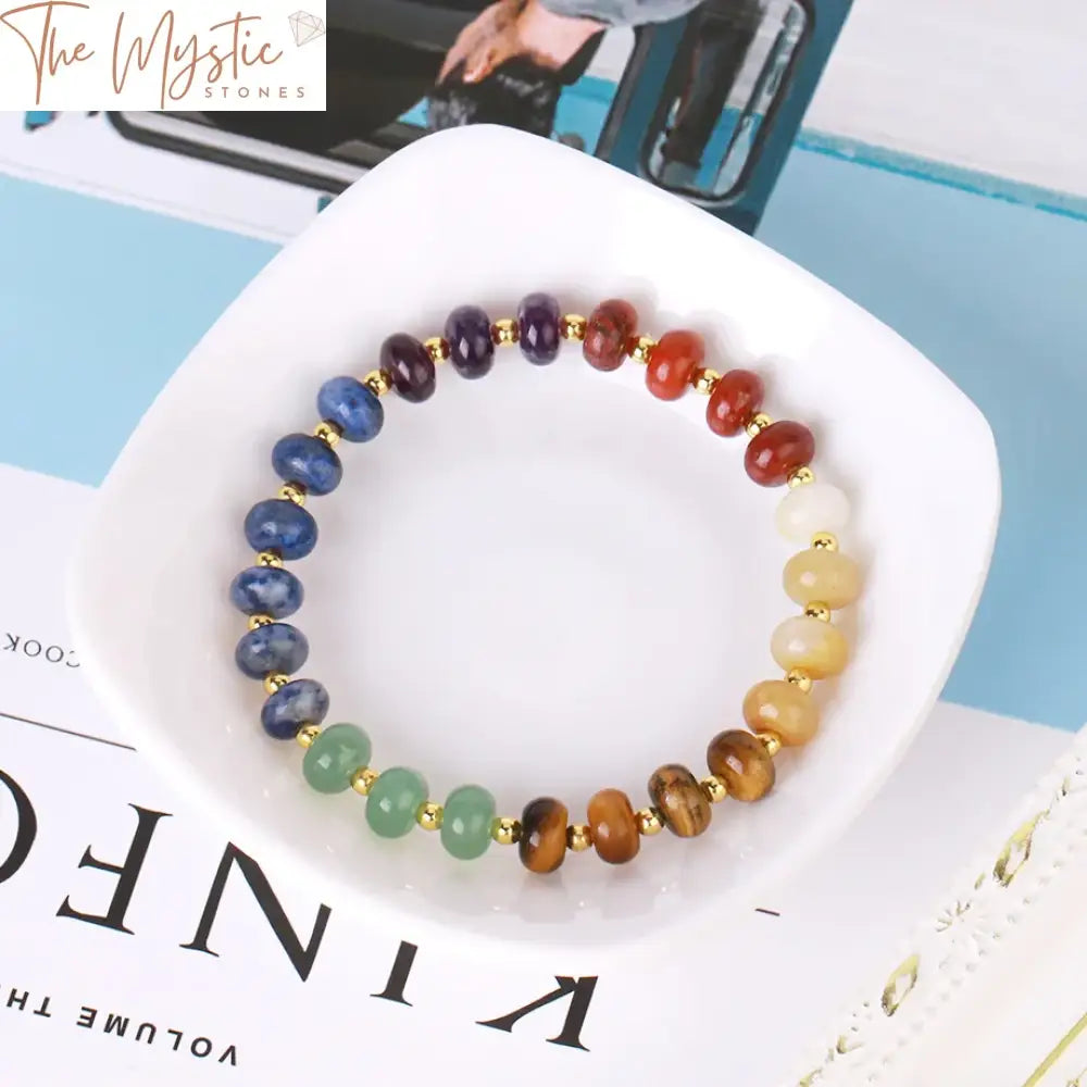 Seven Chakra Reiki Healing Bracelet