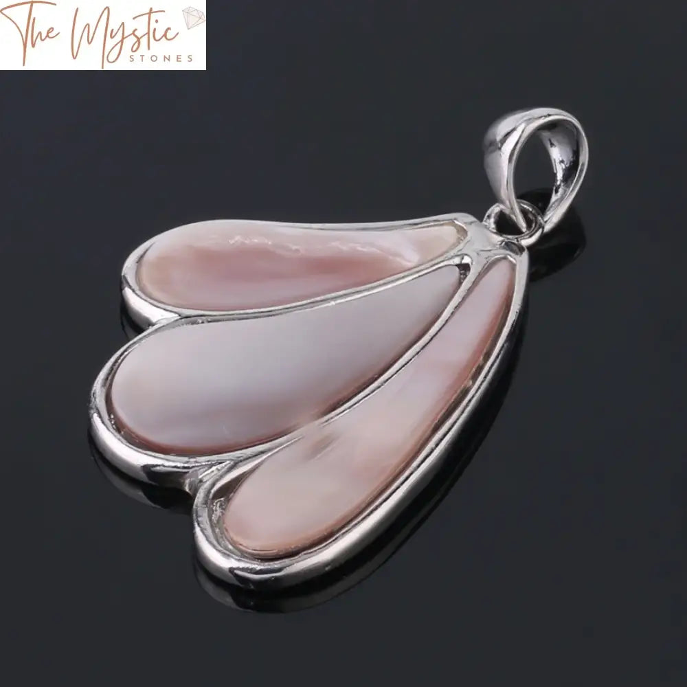 Silver Bohemia Mother Of Pearl Pendant Necklace