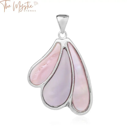 Silver Bohemia Mother Of Pearl Pendant Necklace