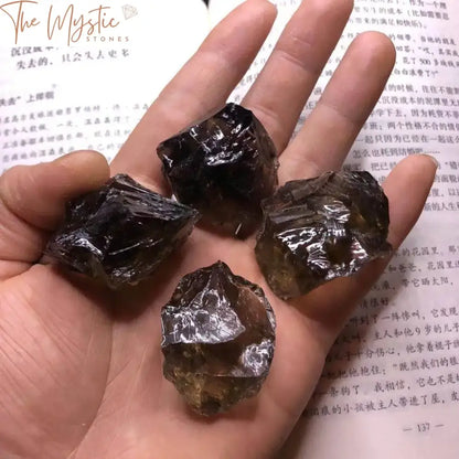 Smoky Quartz Raw Crystal Specimen - 100G