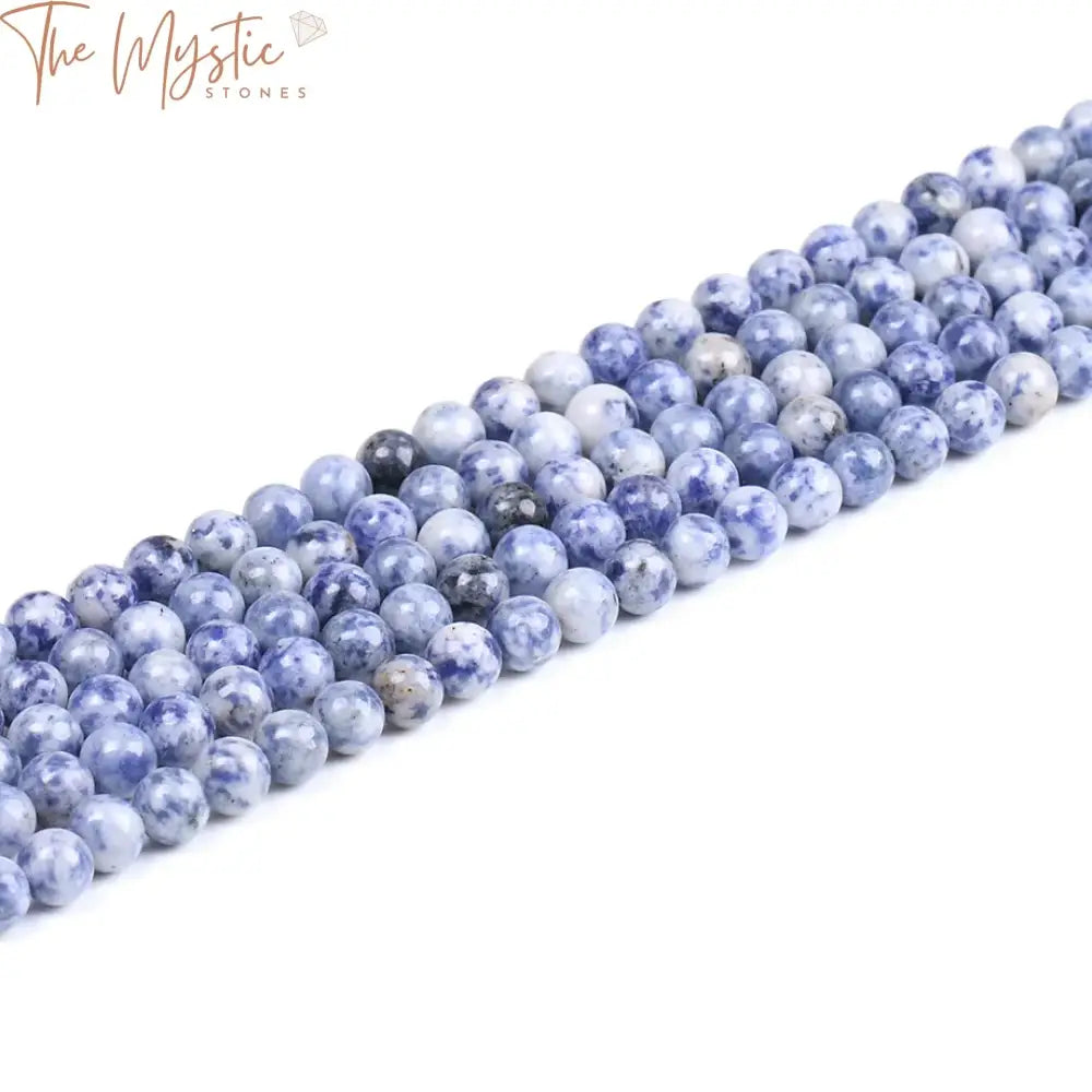 Sodalite Natural Stone Beads - Sizes 4Mm 6Mm 8Mm 10Mm