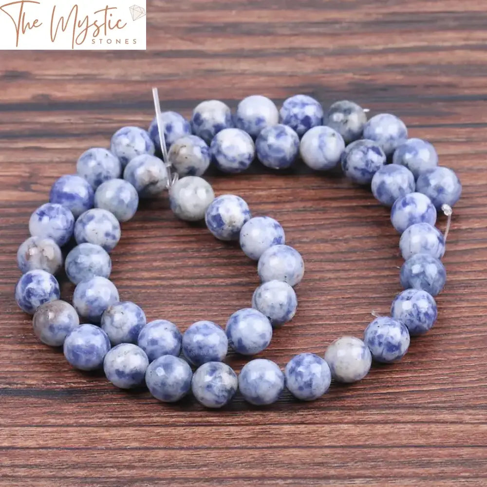 Sodalite Natural Stone Beads - Sizes 4Mm 6Mm 8Mm 10Mm