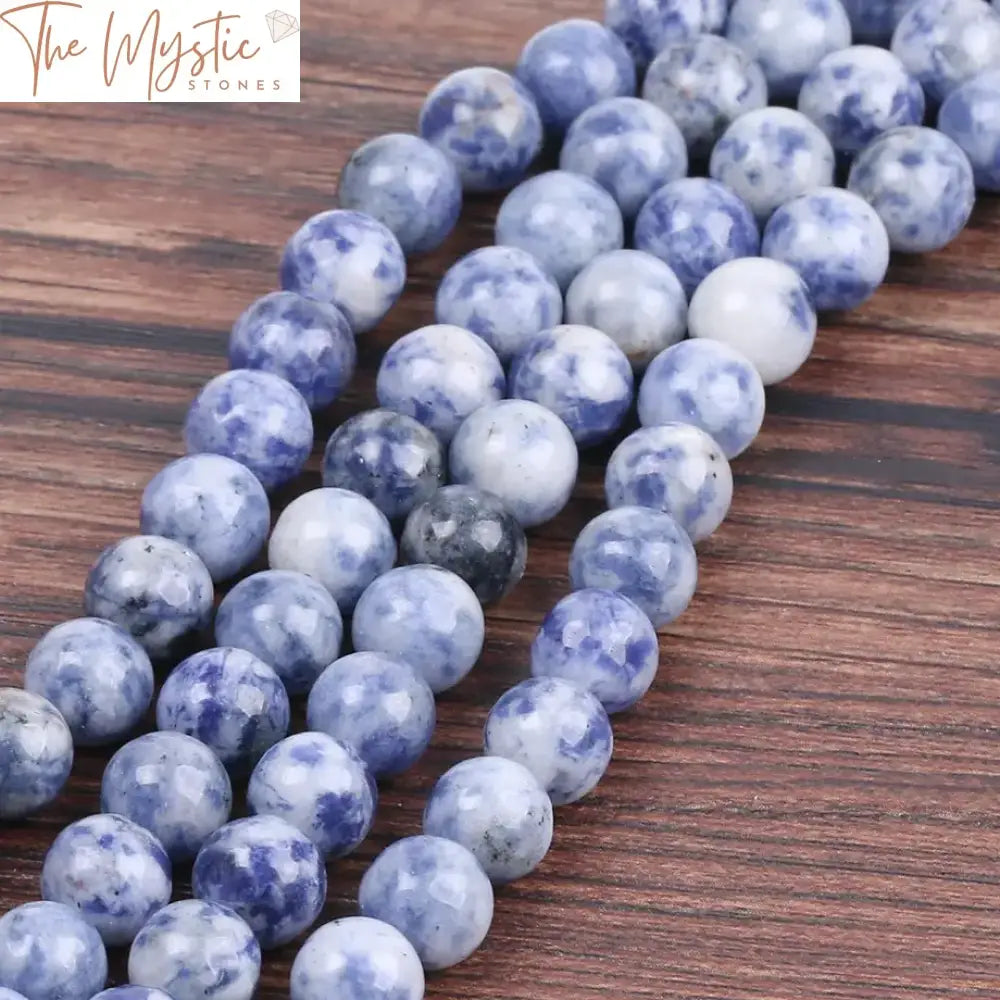 Sodalite Natural Stone Beads - Sizes 4Mm 6Mm 8Mm 10Mm