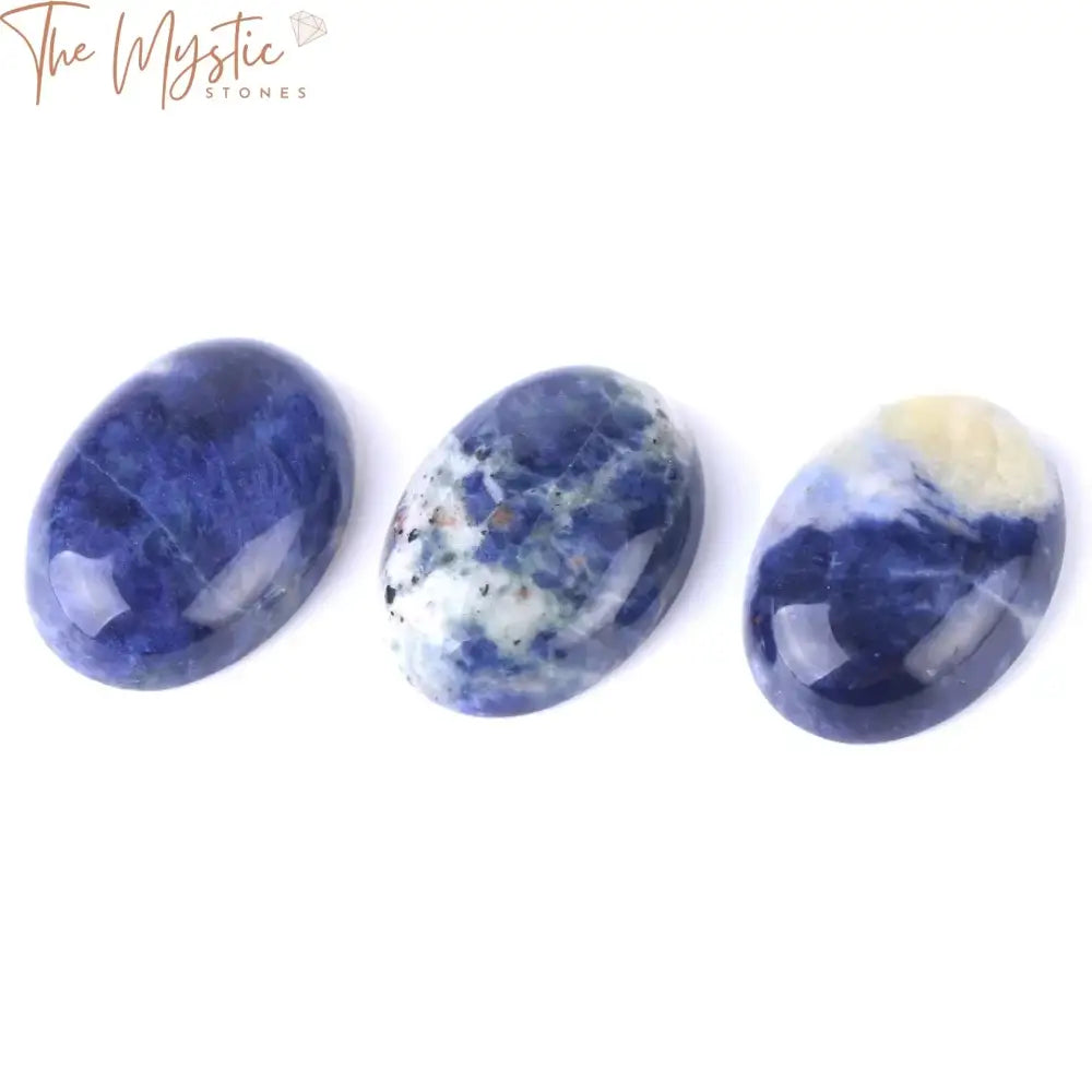 Sodalite Oval Cabochon Beads