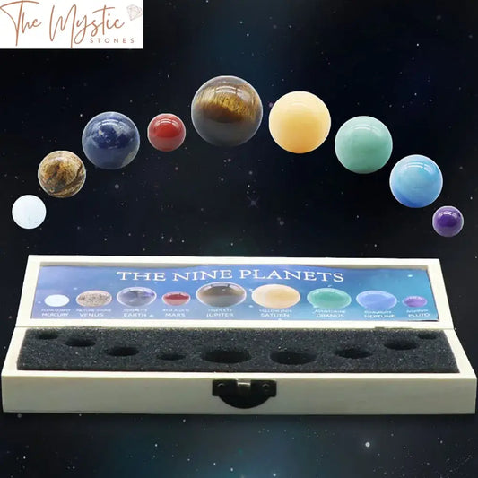 Solar System Chakra Crystal Sphere Set