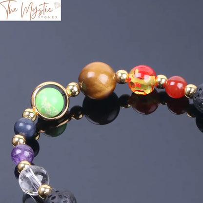 Solar System Gemstone Bracelet