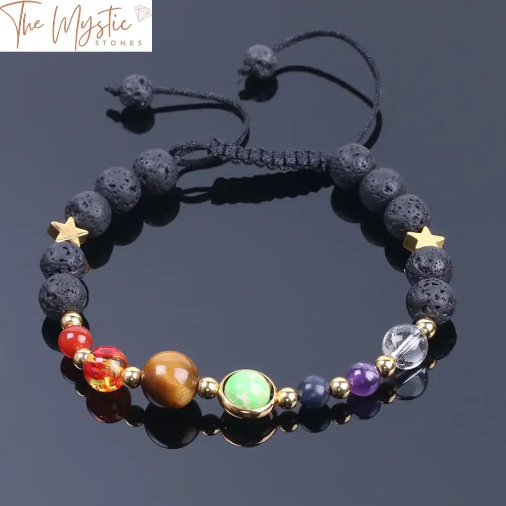 Solar System Gemstone Bracelet