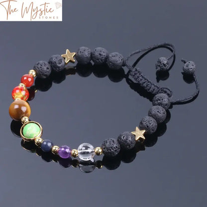 Solar System Gemstone Bracelet