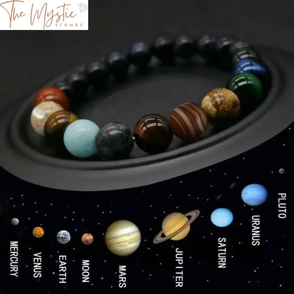 Solar System Stone Bracelet