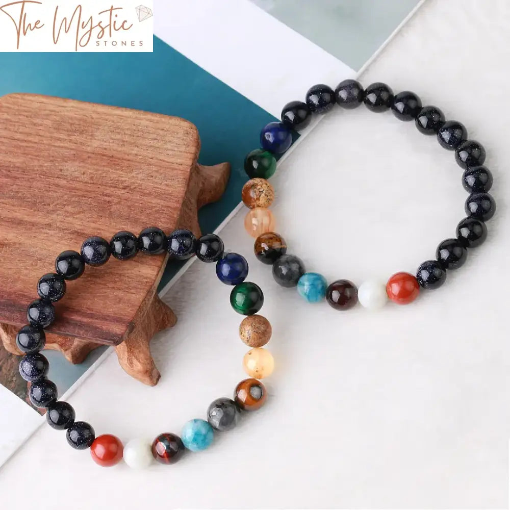 Solar System Stone Bracelet